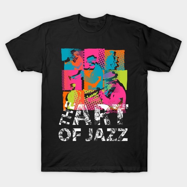 Modern Art Jazz Theme T-Shirt by jazzworldquest